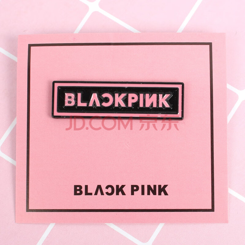 金属徽章lisa jennie rose jisoo同款胸针应援周边 blackpink logo款