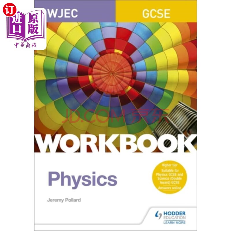 海外直订WJEC GCSE Physics Workbook WJEC GCSE物理练习册