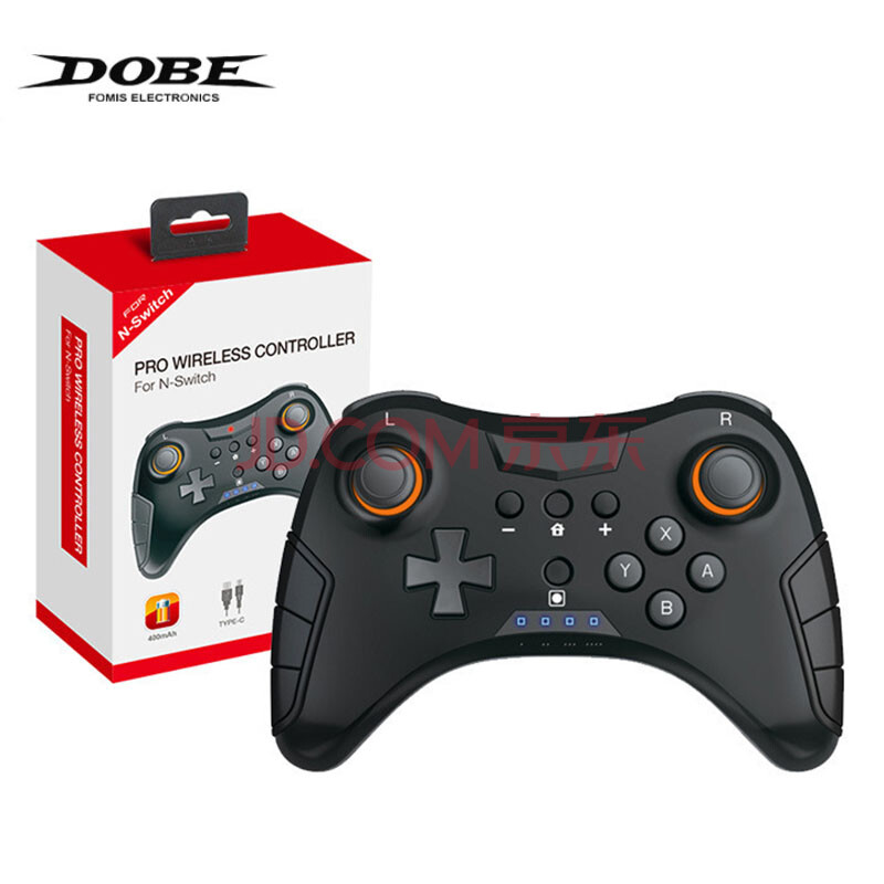 dobe switch无线蓝牙游戏手柄ns pro手柄震动陀螺仪 黑色