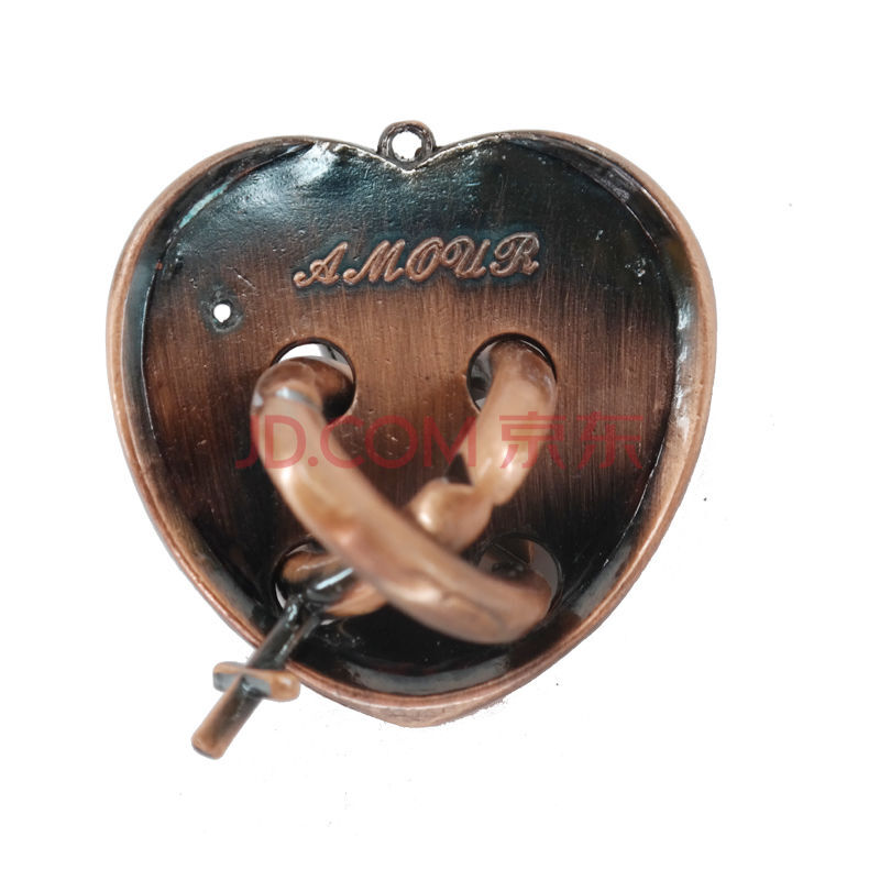 魔金解锁抖音魔球笼中取刺四方锁马蹄锁戒指笼中星解压玩具 合金爱神