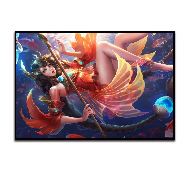 王者荣耀壁画 王者荣耀周边海报挂画网吧装饰画奶茶店墙壁装饰电竞