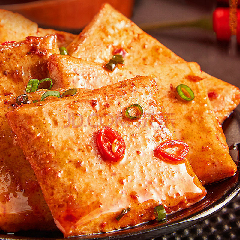 q豆腐豆干零食休闲零食小吃香辣鱼豆腐便宜湖南特产豆腐干 卤香味 q