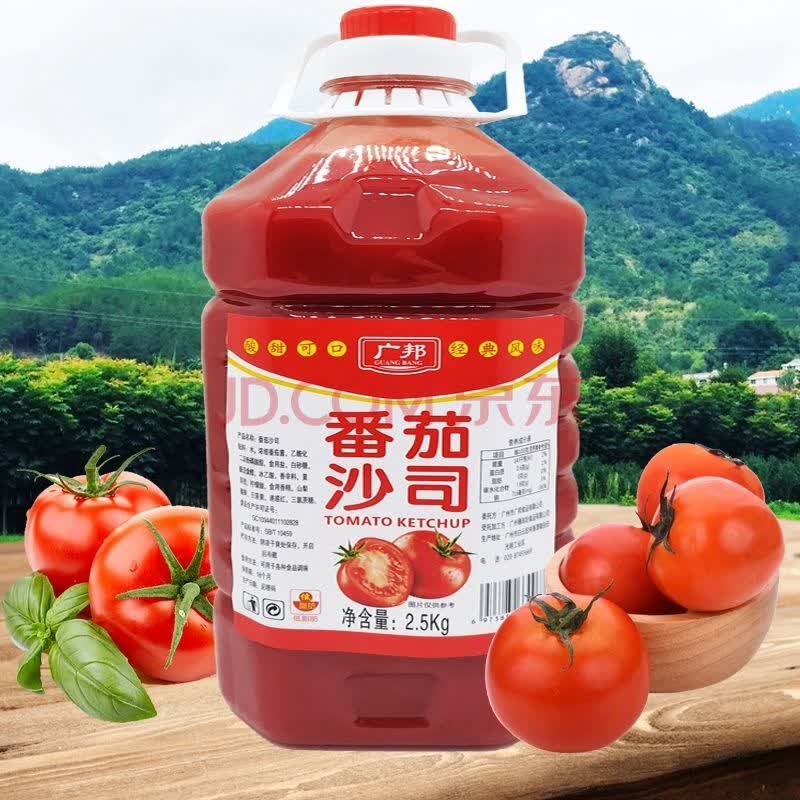 超值大桶装蕃茄沙司番茄酱家用商用手抓饼汉堡薯条酱料西红柿酱 实用