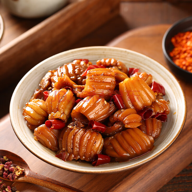 谢霸 麻辣猪天梯100g 即食熟食猪牙梗肉麻辣猪天堂卤味肉类零食自贡