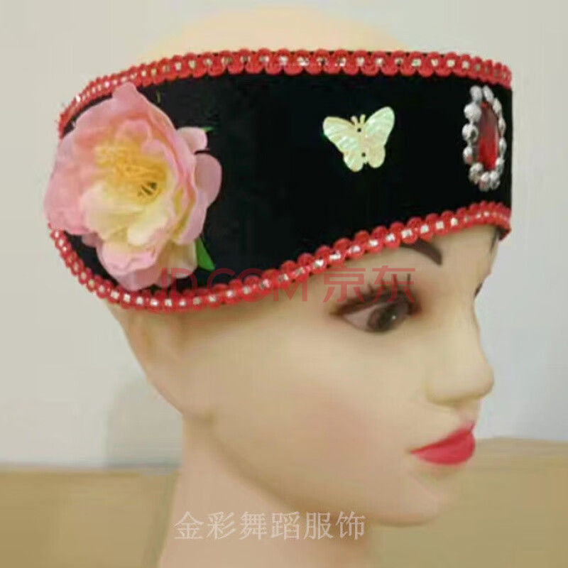 狮子头 戏剧秧歌媒婆头饰帽围老网红抖音头花小品假发头套老婆婆发箍
