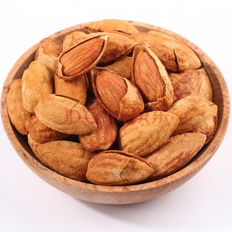巴旦木500g巴塔木杏仁手剥巴达木巴坦木坚果原味散装5斤整箱零食年货