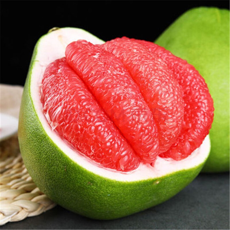 泰国红宝石柚 新鲜当季水果 单果3-4斤青皮红心柚子整箱 2个装