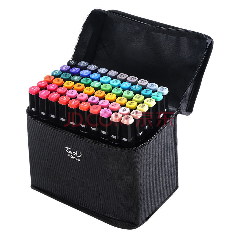 【精选】touch7代双头马克笔手绘画笔学生动漫美术水彩笔套装24色36色