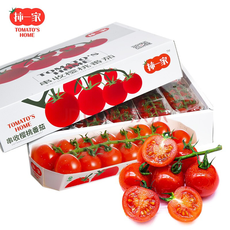 番茄小西红柿 生鲜水果健康轻食绿色食品 顺丰发货 串收番茄10条礼盒