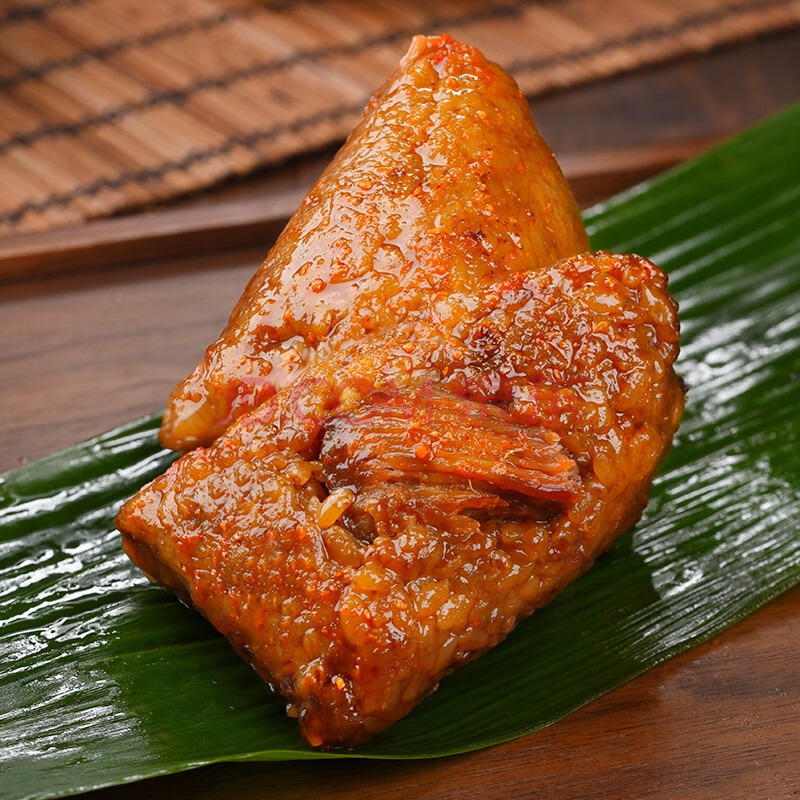 荷家(lily garden)麻辣川味肉粽 100g*4只 新鲜肉粽散装粽子早餐重庆