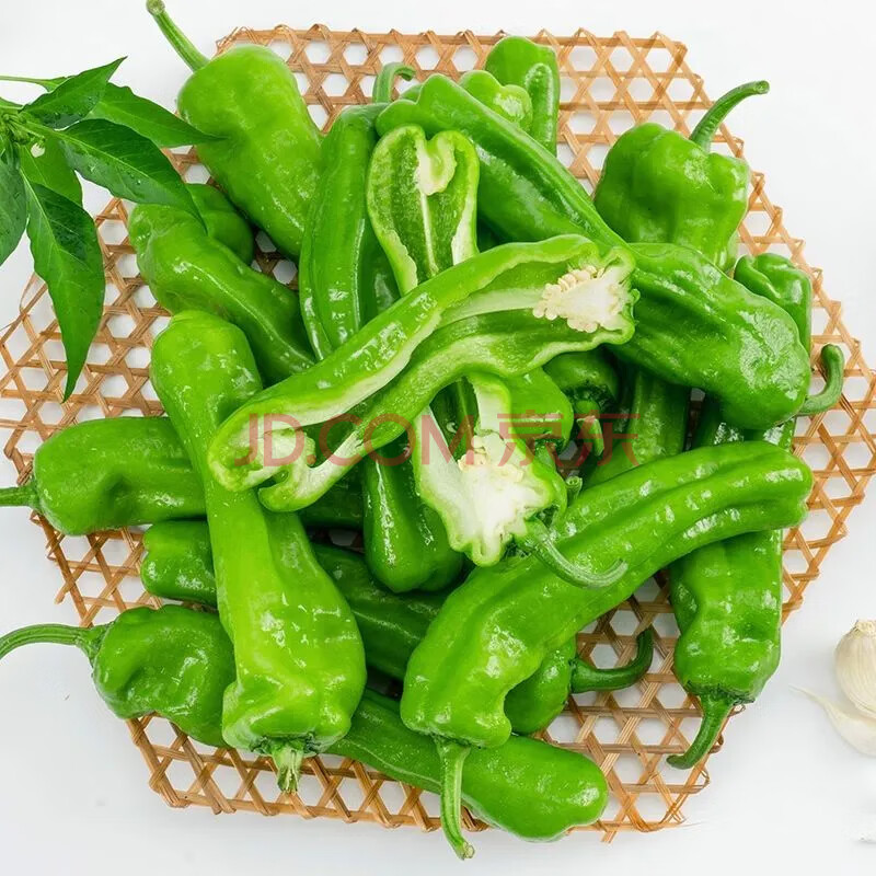 芜湖椒虎皮青椒5斤薄皮椒辣椒微辣新鲜农家自种新鲜蔬菜 3斤