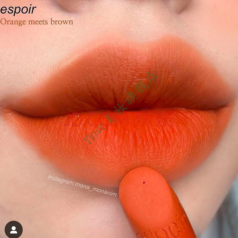 2019新色 韩国限量版口红red meets cafe血浆红 orange 胡萝卜色 现货