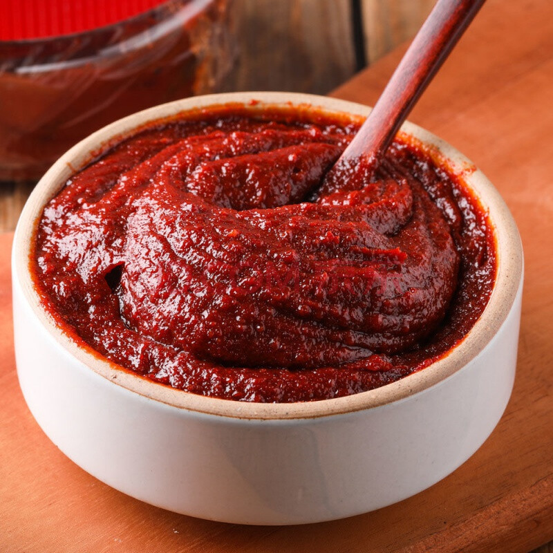 韩式辣椒酱东北延边朝鲜族农家自制辣椒酱拌饭辣椒酱咸甜辣酱 瓶装