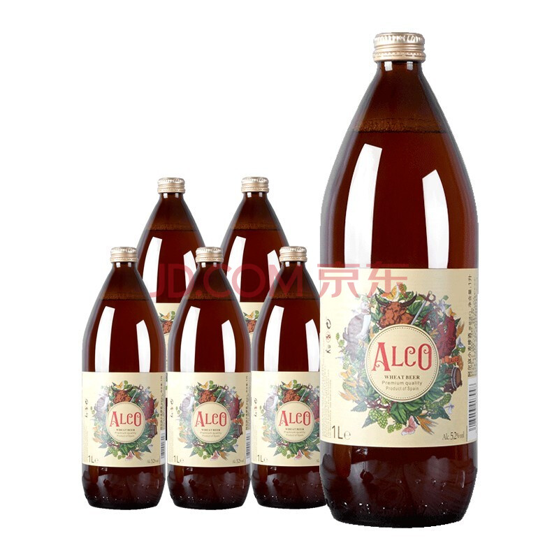 阿尔寇阿尔寇白啤1l*6瓶