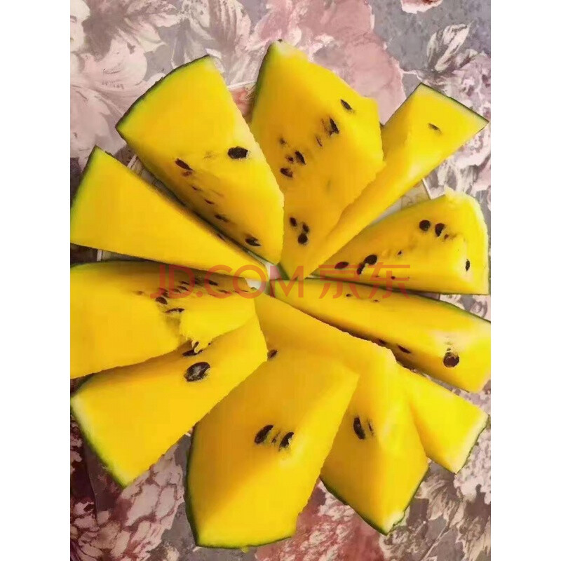 冰淇淋黄肉西瓜特小凤新鲜水果黄瓤瓜 小皮薄多汁 6个
