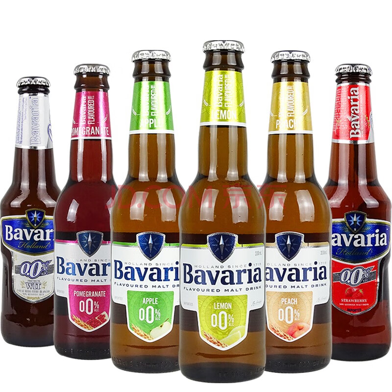荷兰进口宝华利 宝华力亚bavaria果味无醇啤酒 无酒精0度330ml 新日期