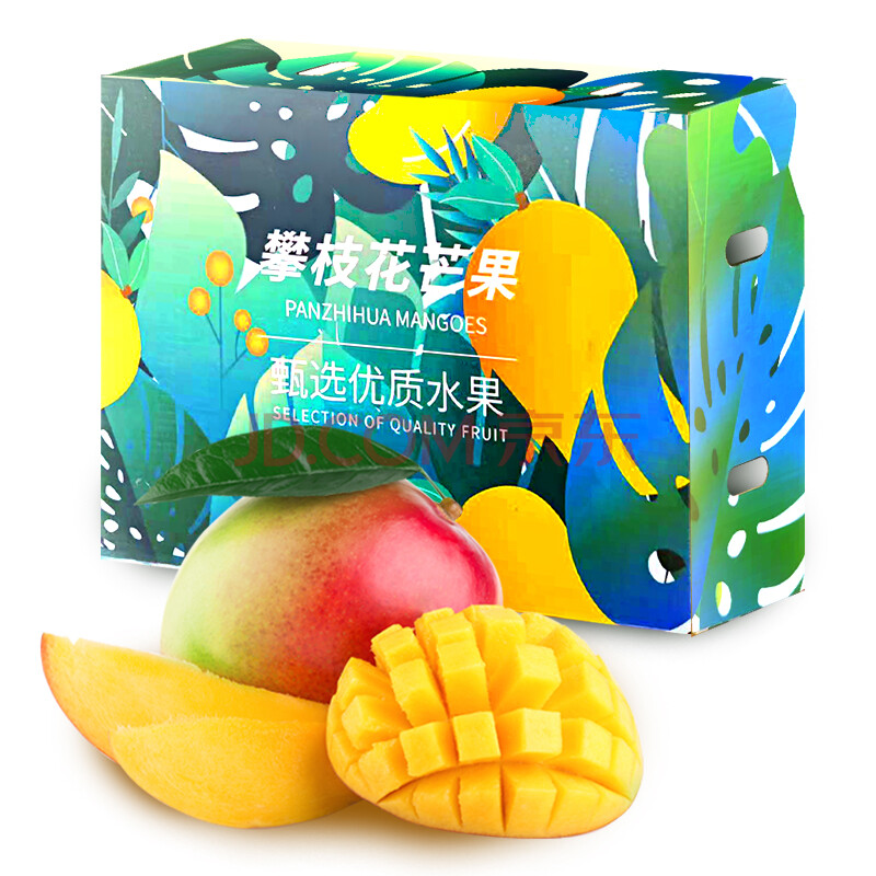 四川攀枝花凯特芒果10斤 新生鲜水果礼盒 中秋送礼员工福利节日礼品