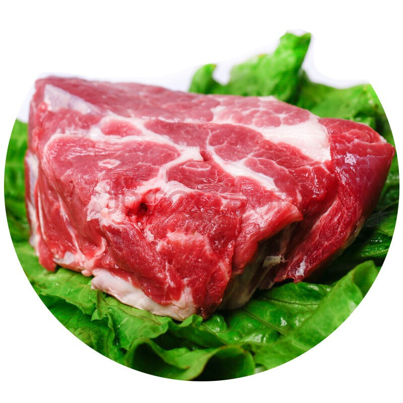 猪梅花肉 新鲜猪肩肉 肩胛肉 胛心肉 上肩肉 生猪肉 1.5kg【3斤】