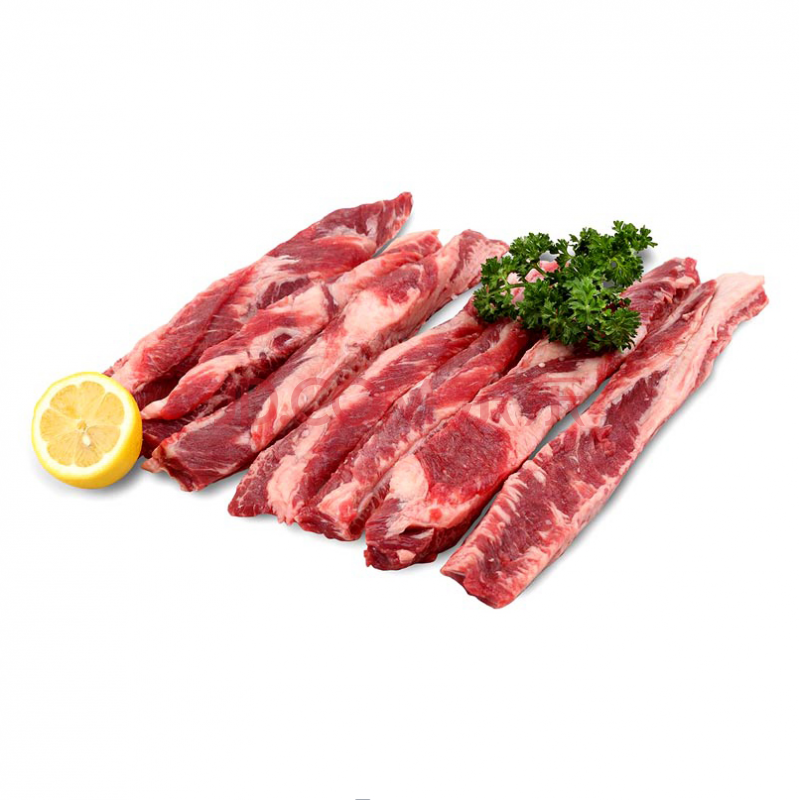 安徽黄牛肉新鲜牛肋条牛肋腩烧烤食材生鲜现杀 4斤