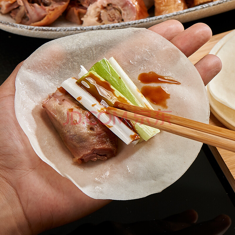 北京烤鸭饼皮春饼皮薄饼皮荷叶饼卷饼皮烤鸭饼卷饼面饼烤鸭店 【精选