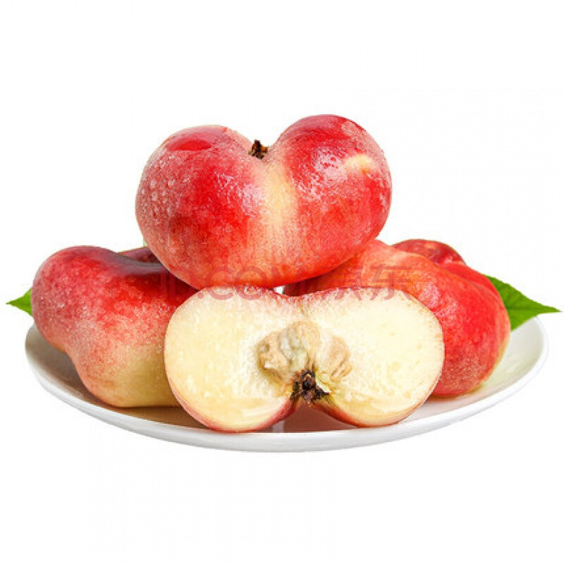 【顺丰】蒙阴红蟠桃水果新鲜山东毛扁桃子盘桃纽扣潘桃当季 2500g 中