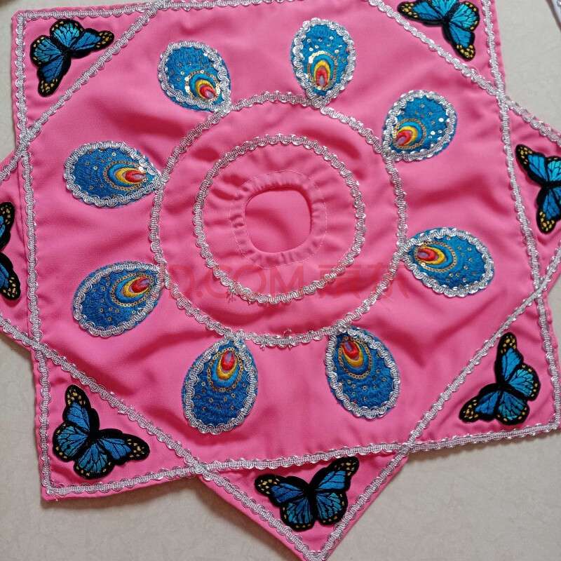 卡若登新品二人转手绢新款秧歌用品东北二人转大秧歌手绢转巾麻纱面料