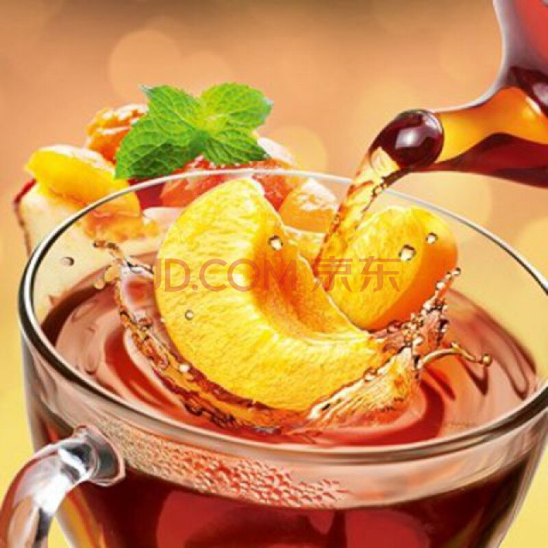 俄罗斯进口味茶叶hypn公主茶独立包装红茶花茶25包*2盒 黄桃2盒