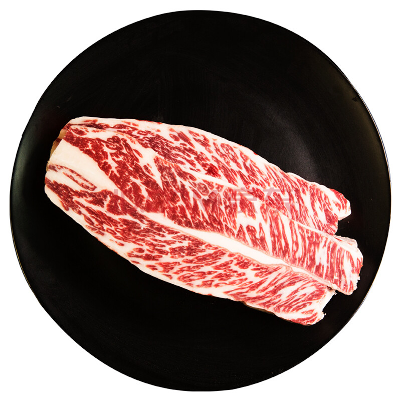 冰天冻地 澳洲雪花和牛m7牛小排 500g 原切原味牛肉 雪花牛排