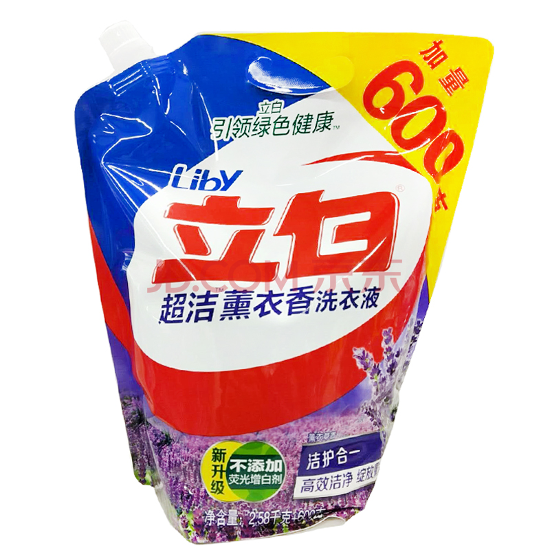 立白超洁熏香洗衣液2.58kg 600g