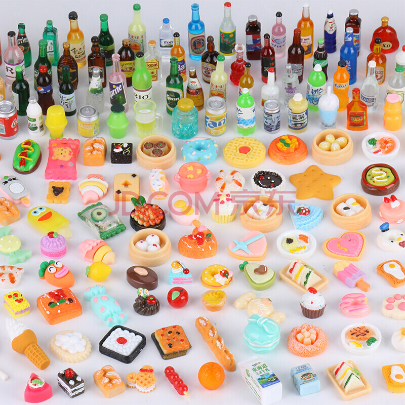 微缩食玩迷你仿真饮料食物超市盲袋可乐小摆件模型整套不重复玩具 10