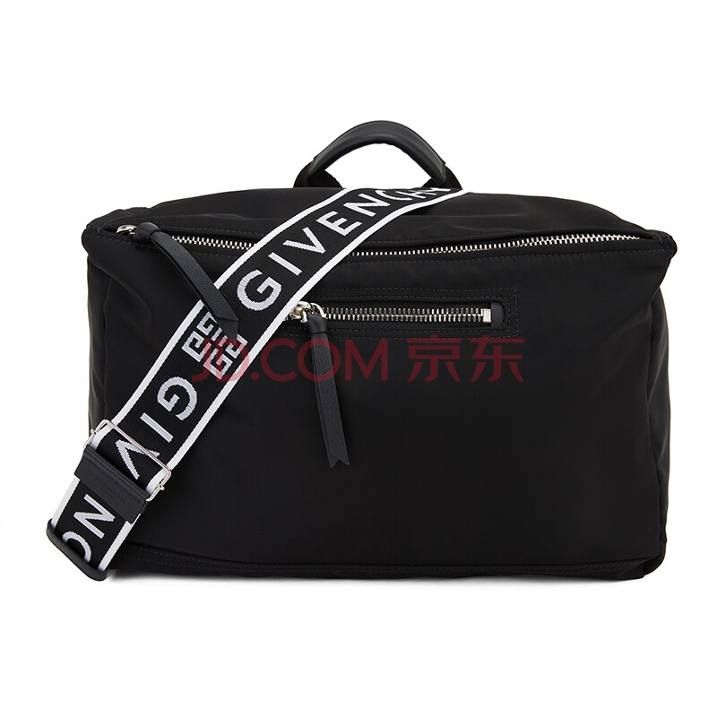 【纪梵希斜挎包】纪梵希 givenchy 男士黑色尼龙手提斜挎包 bk5006k0a