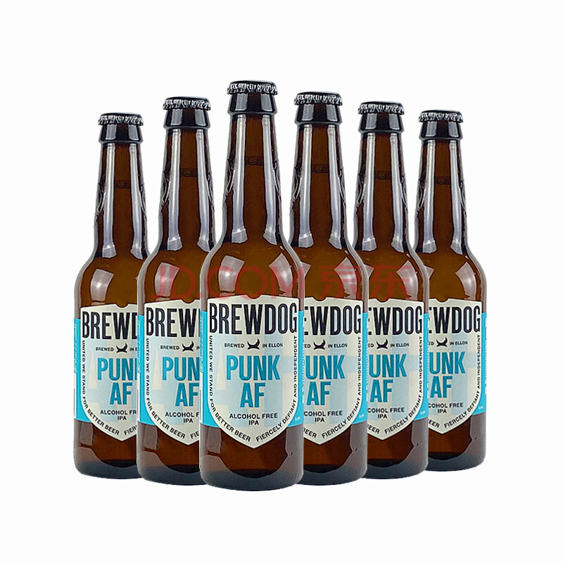 酿酒狗朋克英式印度淡色无醇啤酒 精酿狗 330ml*6瓶