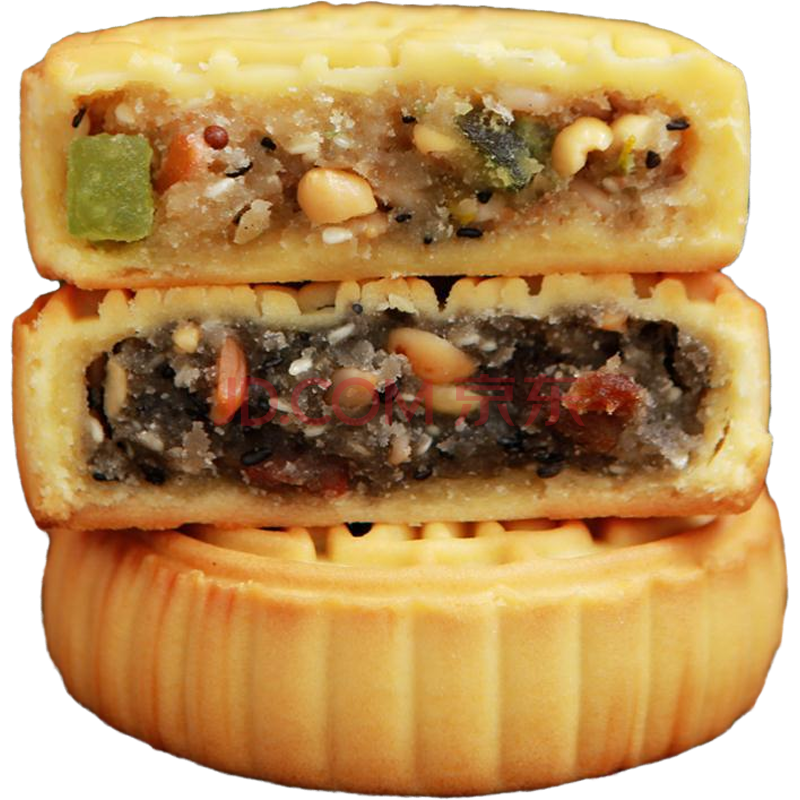 10块x80g 河南特产 传统老式五仁月饼散装零食糕点心手工冰糖青红丝馅