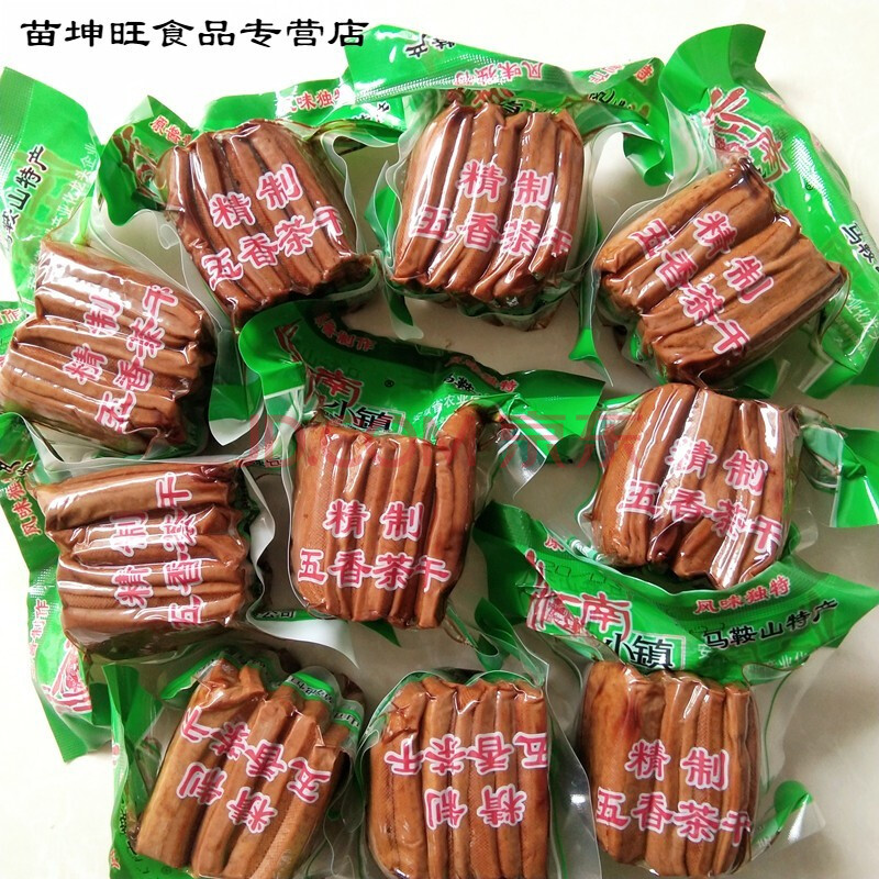 安徽特产马鞍山茶干五香酱干炒菜豆腐干黄池茶干软香干 15袋148克恒香