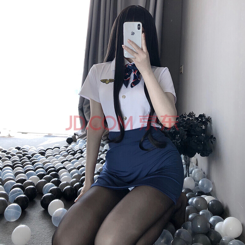 计生情趣 情趣内衣 情趣套装 么姿激情套装性感空姐制服诱惑包臀裙女