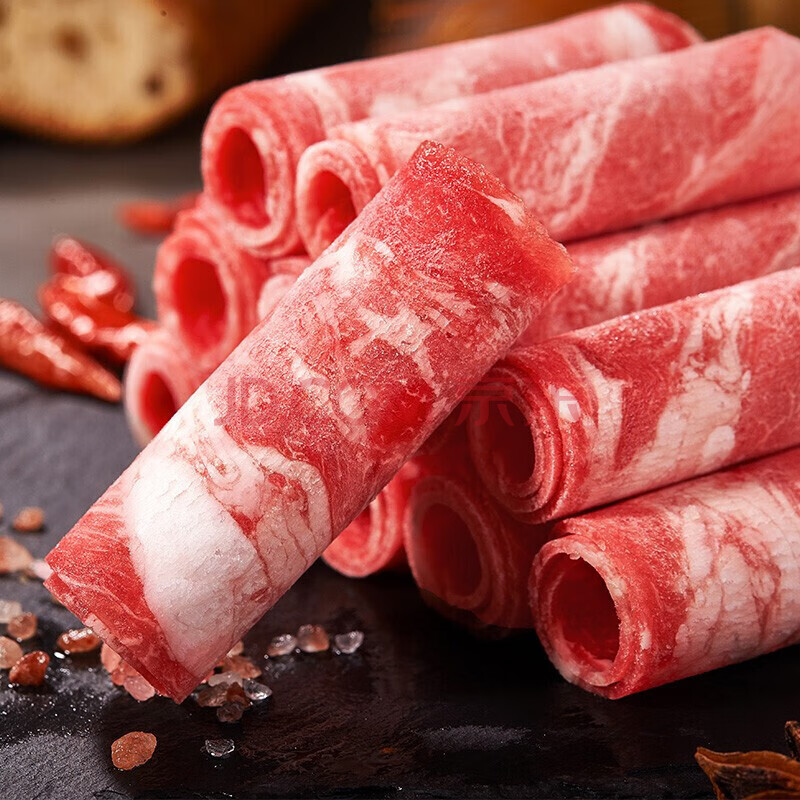 牛肉卷2kg 国产肥牛卷新鲜涮肥牛片冷冻调理4斤 火锅食材 生鲜