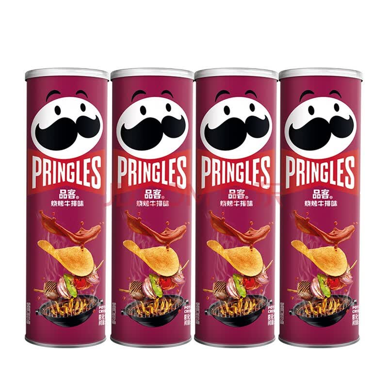 品客品客薯片烧烤牛排味