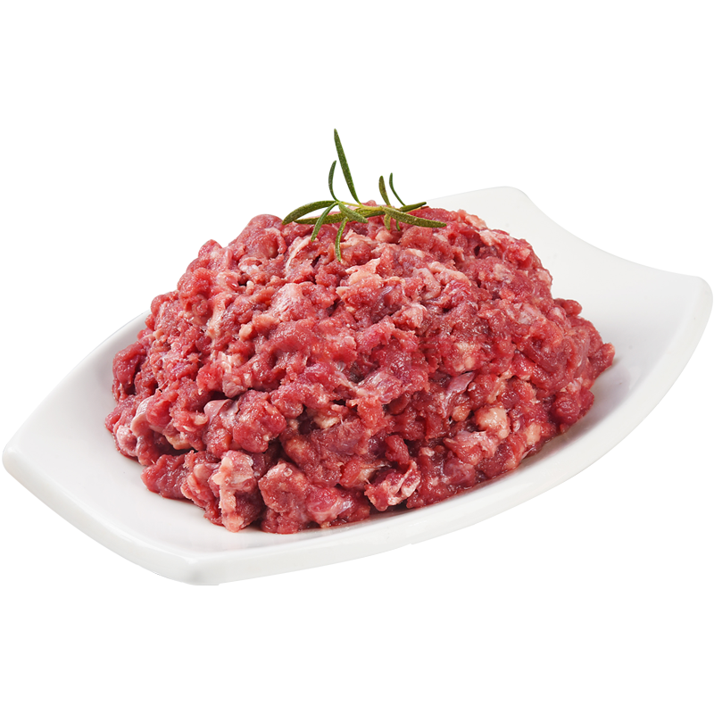牛肉馅新鲜牛肉糜商用牛肉沫牛肉饼饺子馅包子馅生鲜冷冻 4斤