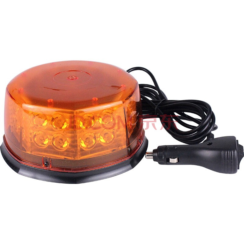 hncd-吸顶警示爆闪灯超亮汽车开道磁吸led车载车顶工程车黄色12v 24v
