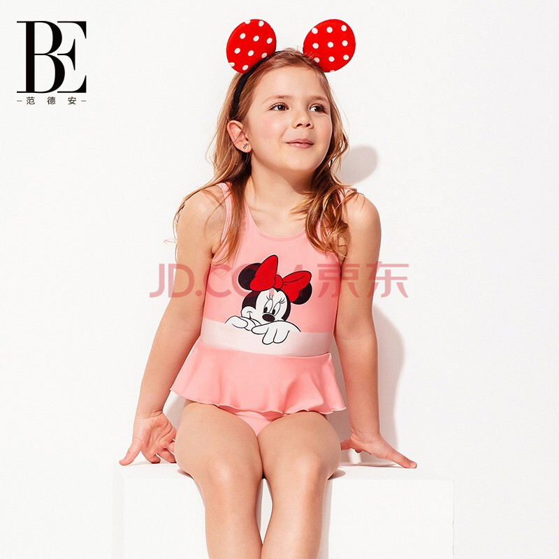 范德安(balneaire)260126 e范德安迪士尼米妮系列女童连体三角泳衣