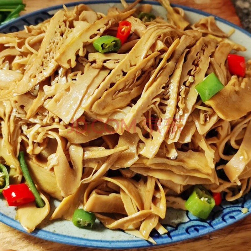 【吉安农特馆】江西特产笋丝嫩笋烟笋免泡发竹笋炭烤笋尖 烤笋【500g