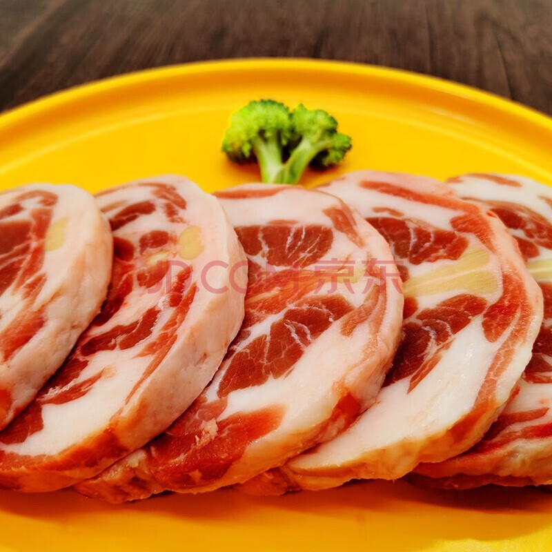 阿西娅甘肃靖远滩羊羊肉生鲜羔羊肉块烤肉爆炒炖煮羊颈排切片500g/包