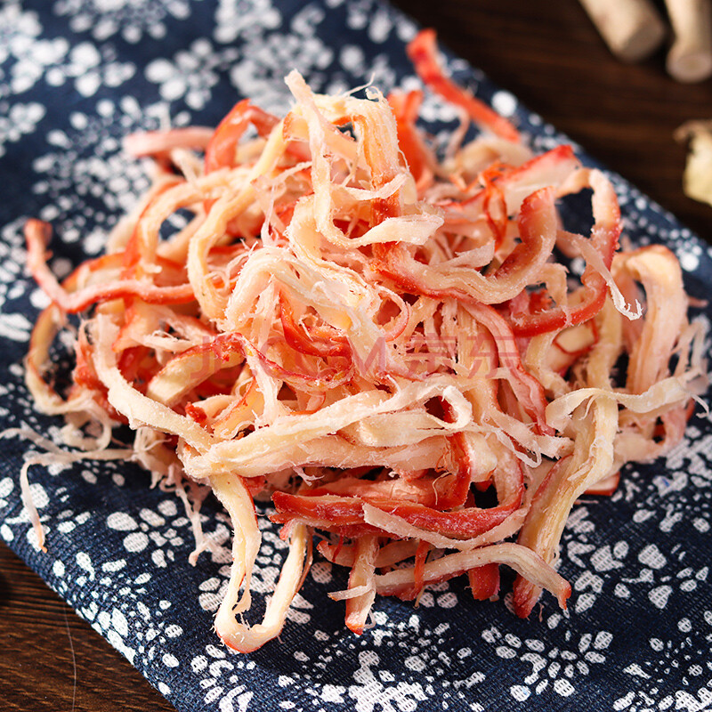 手撕鱿鱼丝零食即食碳烤鱿鱼条海鲜干货 碳烤鱿鱼丝250g