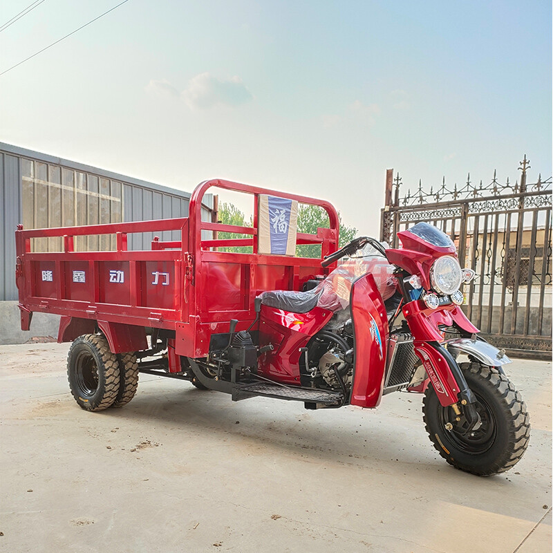 三轮摩托车四冲程男性大踏板自卸摩托变速 隆鑫250机三档五轮不带自卸