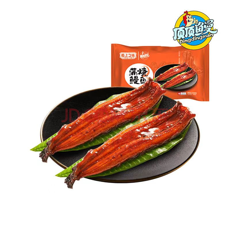 顶顶鳗 日式蒲烧鳗鱼 400g（2条整条装）*3件 多重优惠折后￥62包邮
