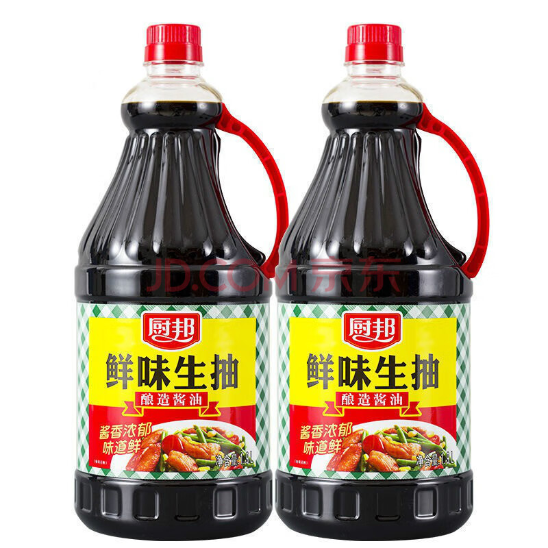 9l*2 厨邦酱油 鲜味生-抽上色老-抽料酒蚝油鸡粉炒菜凉拌厨房调料 1.
