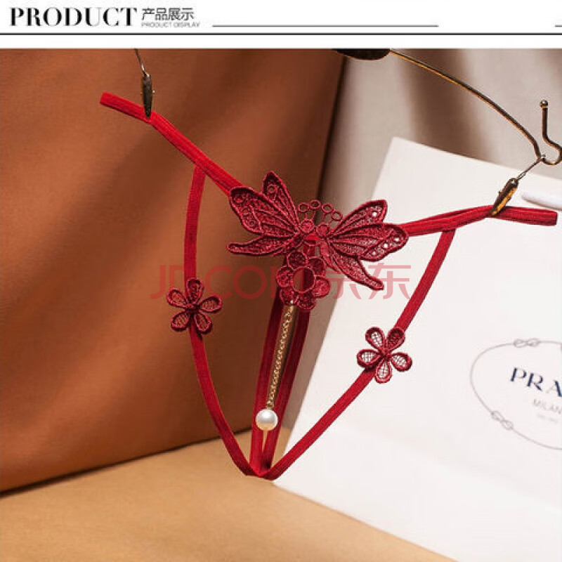 内衣 女式内裤 望夏的非言 丁字裤勒裤阴超性感女士丁字裤布料少全露