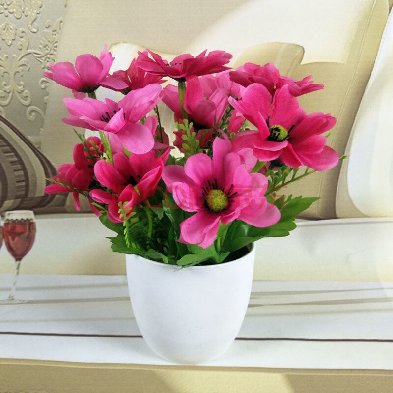 假花 仿真花摆件 高仿真室内仿真假花套装饰品摆件客厅摆设干花束塑料