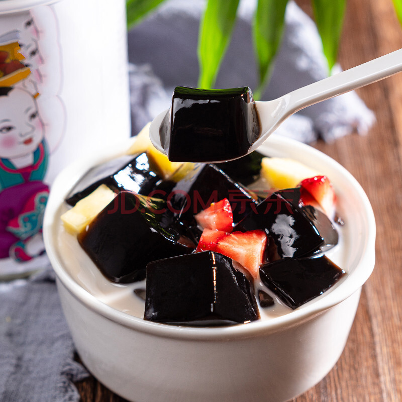 烧仙草粉500g仙草冻黑凉粉布丁甜品家用奶茶店专用 仙草粉500g