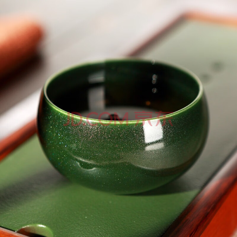 送礼送长辈中秋节礼物 金砂釉品茗杯